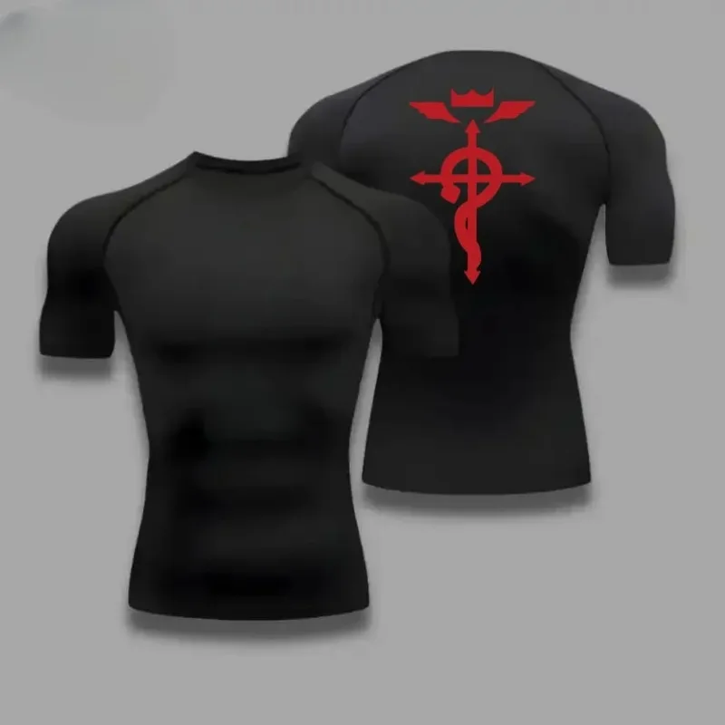 

Мужская футболка Dry Fit для бега, компрессионная, из полиэстера, для фитнеса, тренажерного зала, спорта, тренировок на открытом воздухе, облегающая, для тренировки мышц