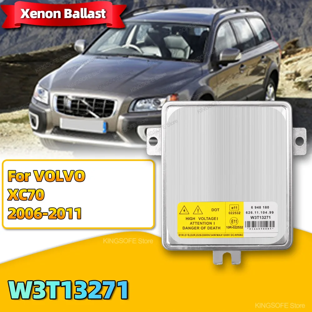 W3T13271 Xenon Ballast Control HID Headlight D1S D1R D2S D2 Unit 63126948180 Module For VOLVO XC70 2006 2007 2008 2009 2010 2011