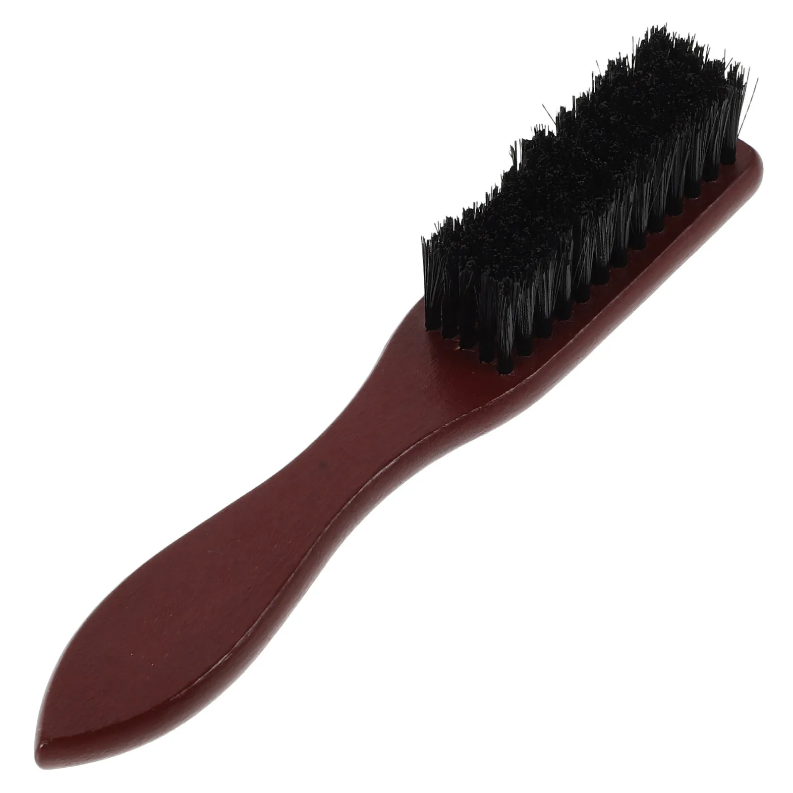 Wooden Beard Brush for Men Vintage Style Solid Wood Construction Soft Dense Bristles Beard Cleaning Hair Styling Scalp Massage