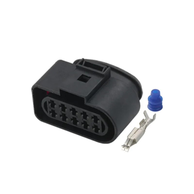 V olkswagen Lavida A udi POLO Bora, Octavia, Sagitar Halogen Headlights 10P Hole Wire Harness Plug 1J0 973 735