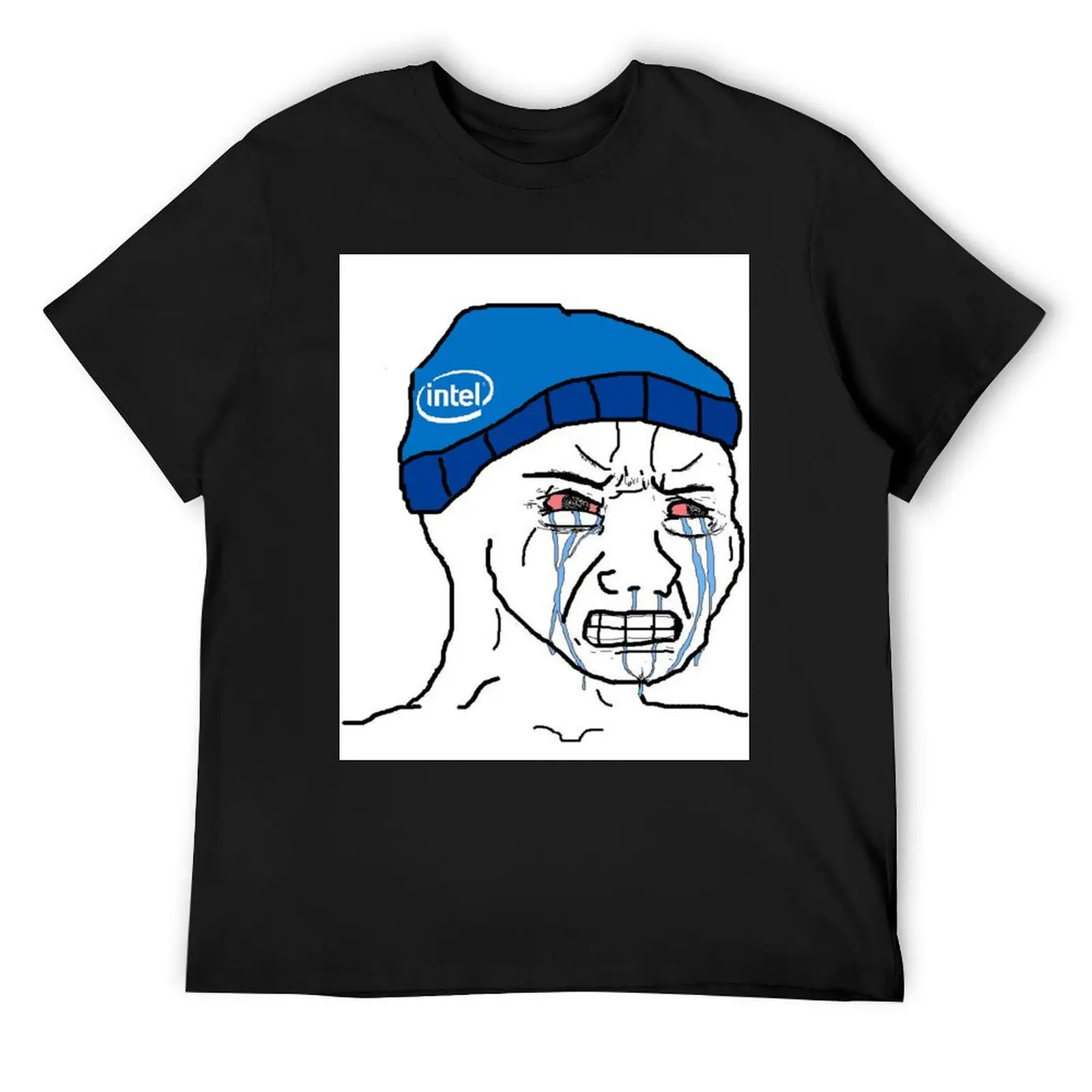 

Intel rages against AMD T-Shirt graphic tee shirt summer 2025 fashion shirts anime stuff mens graphic t-shirts hip hop
