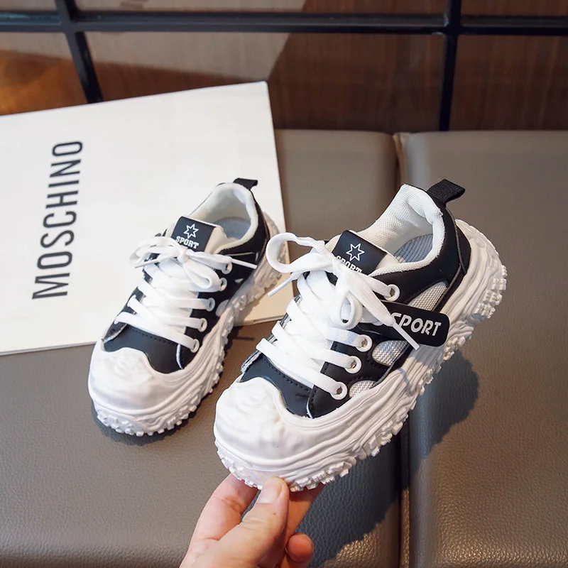 2023 Autumn Baby Shoe Mesh Breathable Casual Sneaker for Boy Kid Shoe for Girl Korean Edition Board Shoe Toddler Boy Shoes Tênis