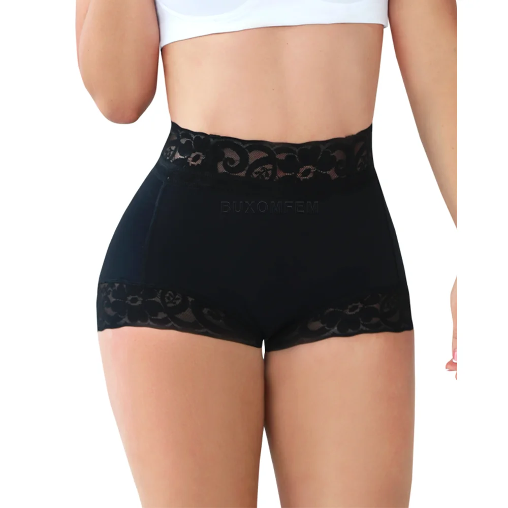 

Faja Butt Lifter Women's Clothing Daily Tummy Control Colorful Skin-Friendly High Waist Shorts for Postpartum & Postoperative