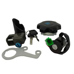 Motorcycle Ignition Key Switch Fuel Gas Cap Helmet Lock Key Set For Suzuki DRZ400 DRZ400S DRZ400SM 2000-2023