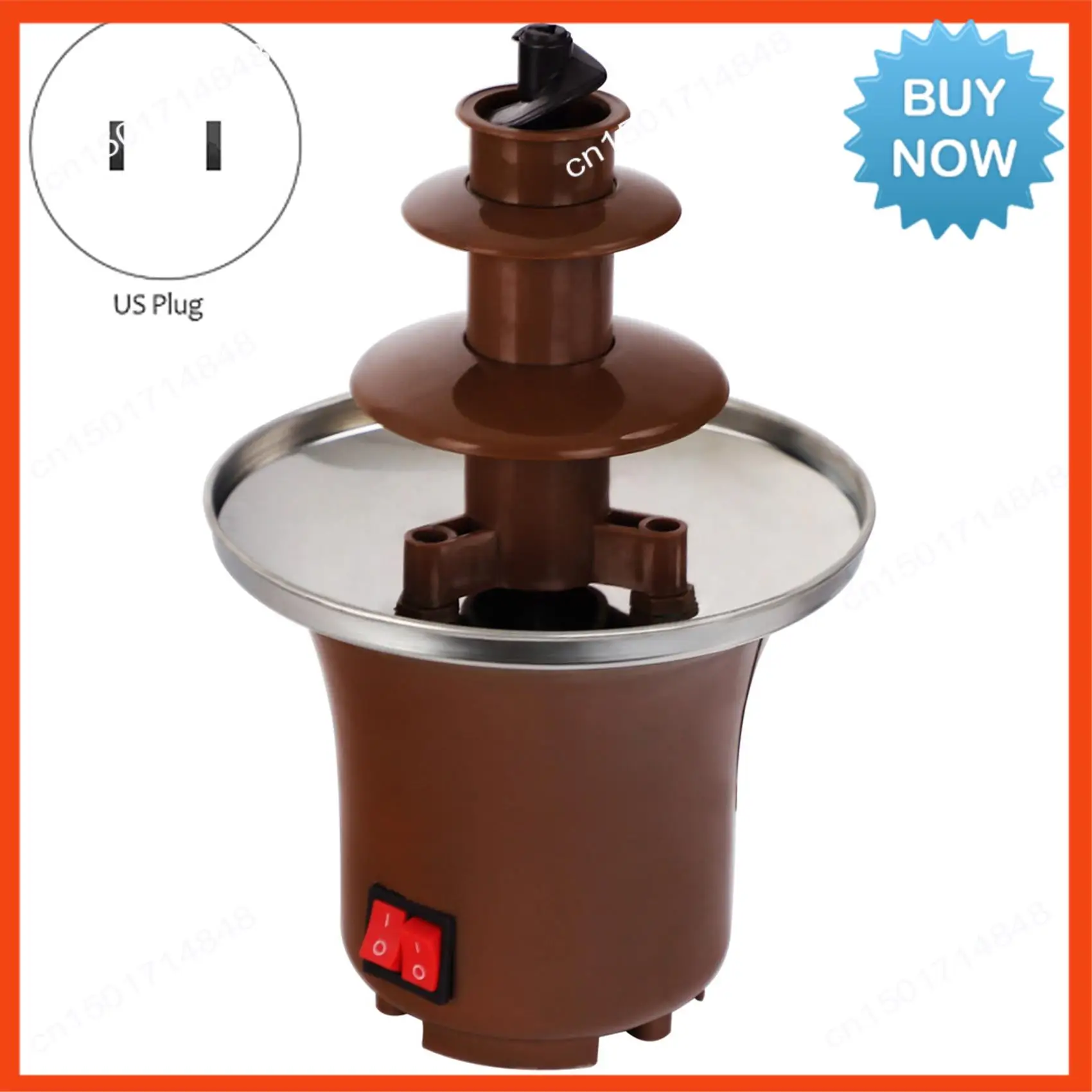 BISM Home Chocolate Fountain Automatic Melting Hot Pot Melting Machine With Heating Melting Tower Homemade Chocolate