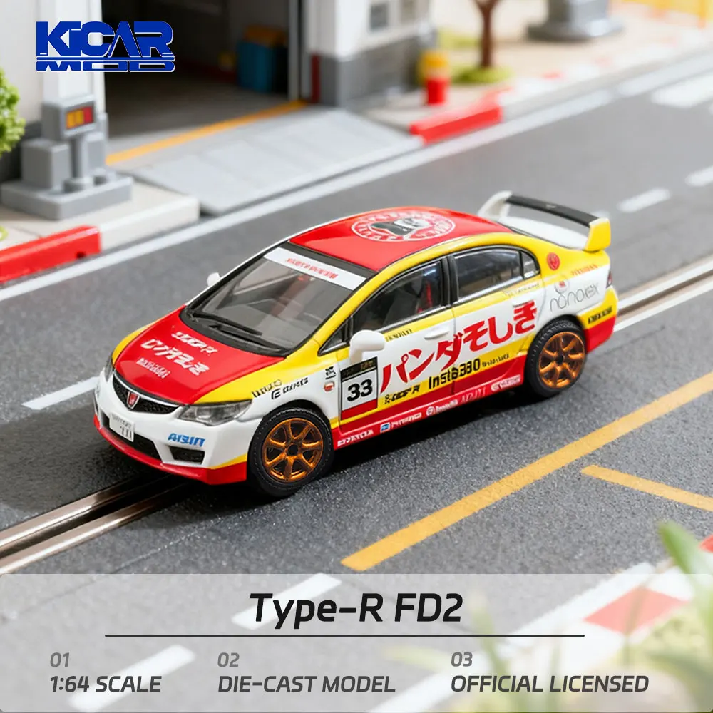 

DCT Limited Edition 1/64 Civic Type R FD2 | Литая под давлением модель JDM | Высокодельный | Корпус из сплава | Коллекционный дисплей