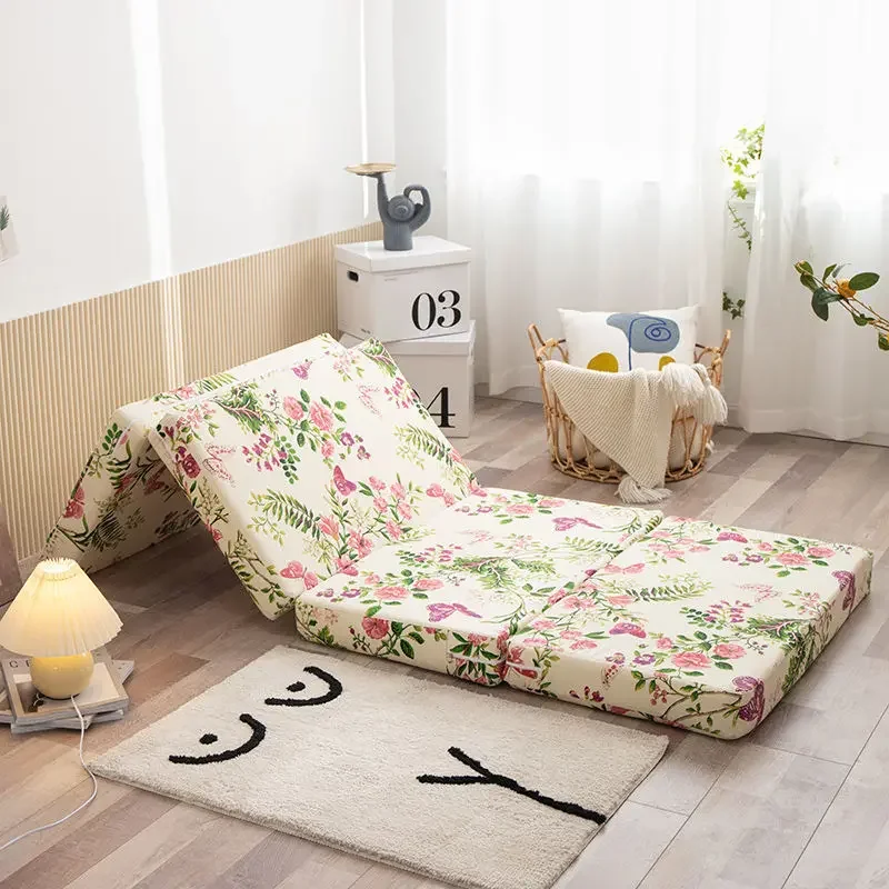 Creative Folding Mattress Lazy Tatami Yoga Mat Portable Memory Foam Mat Sponge Mattresses Office Workers Lunch Break Furniture