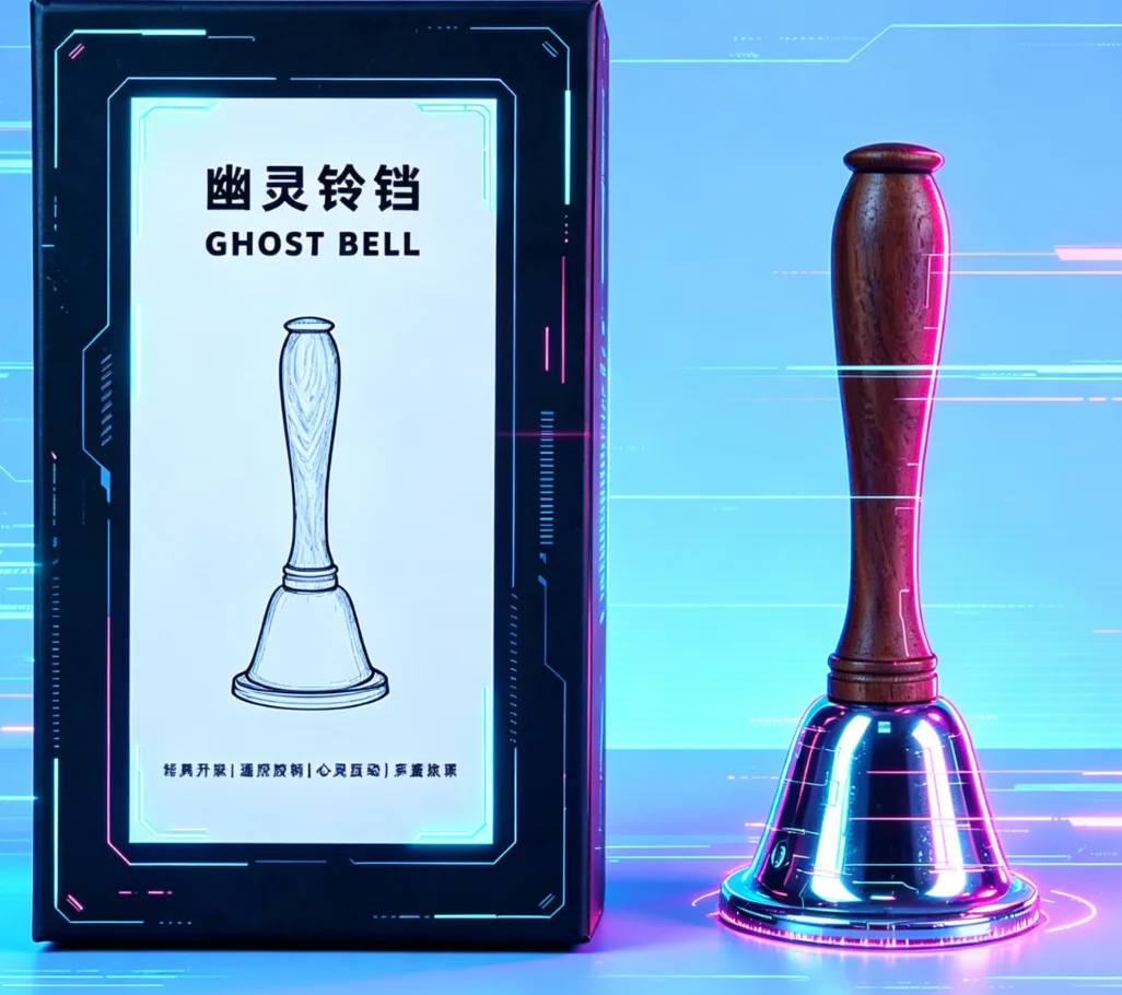 Remote Control Spirit Bell Close-up Magic Tricks Magician Lie Detector Stage Illusions Gimmicks Spiritualism Mentalism Props