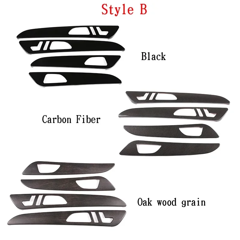 For Mercedes benz ML GLE GL Class GLS320 400 2012-2019 Car ABS Black Interior Door Decoration Panel Cover Trim Accessories