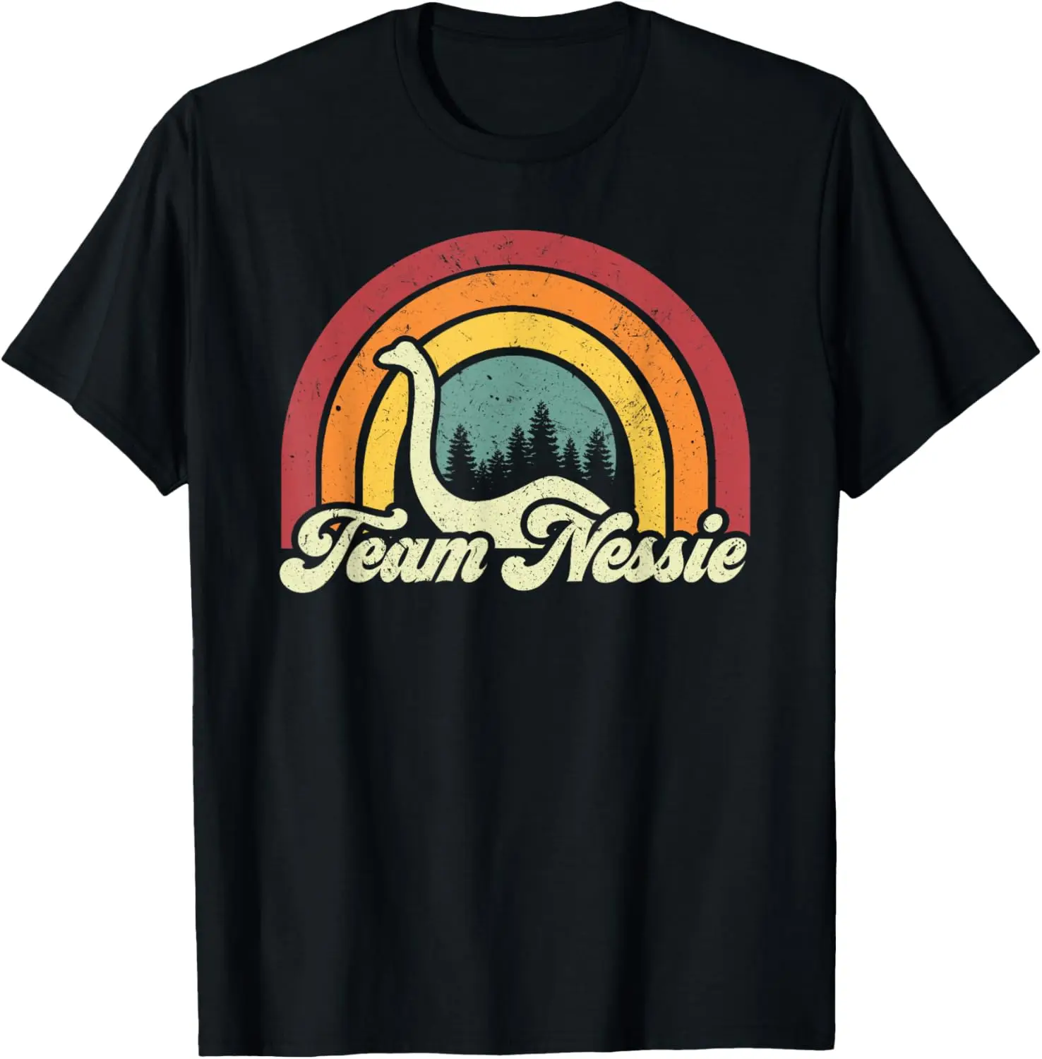 

Loch Ness Monster Team Nessie Retro Cryptozoology T-Shirt