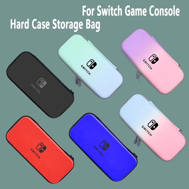 For Nintendo Switch Storage Bag Travel Portable Handbag Skin Friendly Gradient OLED Protective Case Hard Case Game Accessories