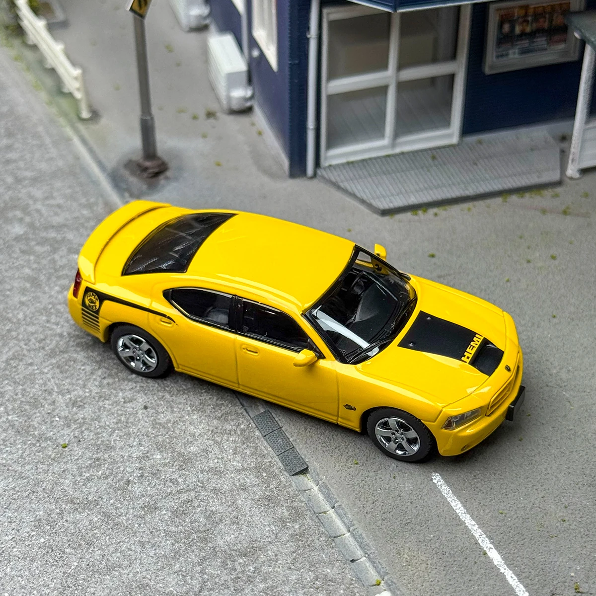 รถโมเดลโลหะผสม Rollin 1:64 Charger 08 R/T Super Bee
