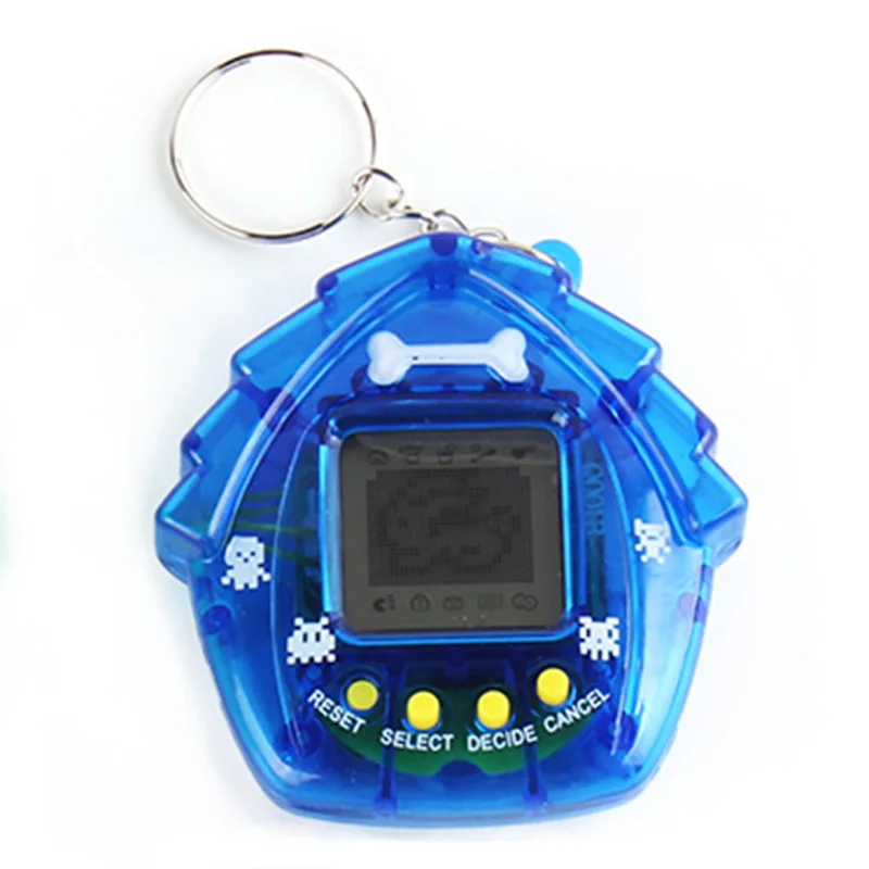 Creative Cute House Handheld Miniature Electronic Game Machine Virtual Cyber Digital Pet Game Toy Digital Electronic E-Pet