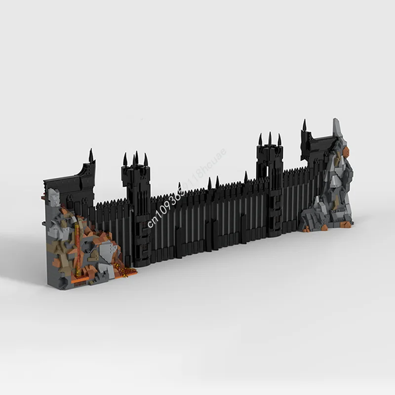 

2483pcs MOC The Black Gates Lord Model Building blocks idea Kids Birthday Education craft toys Modular Assemble Christmas gifts