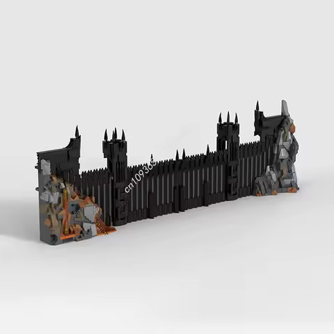 2483pcs MOC The Black Gates Lord Model Building blocks idea Kids Birthday Education craft toys Modular Assemble Christmas gifts
