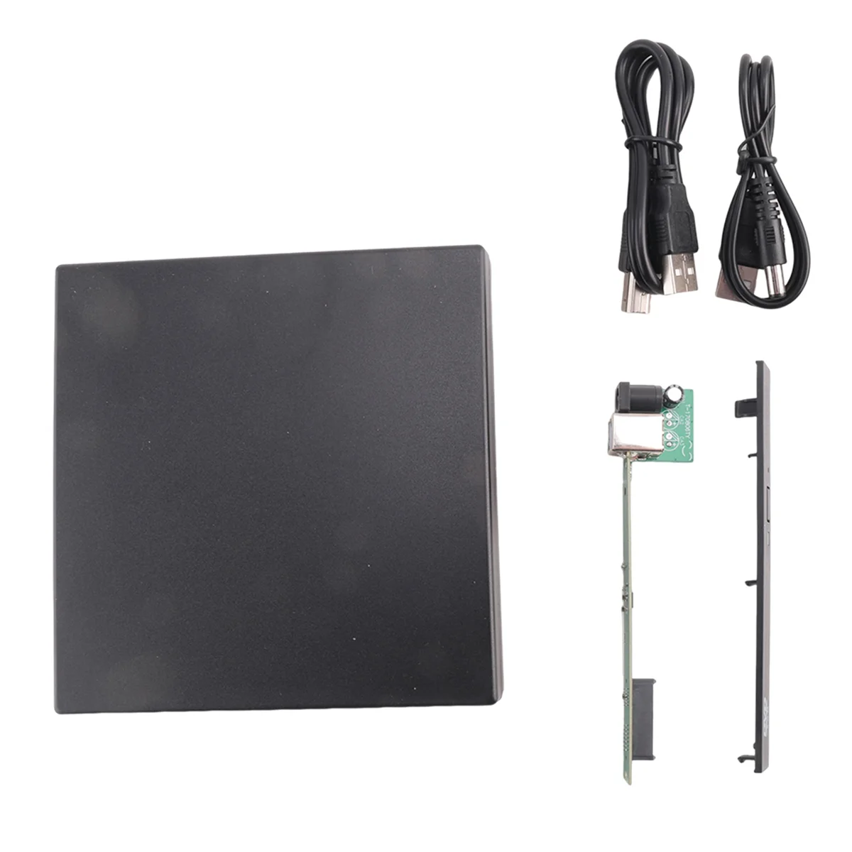 Внешний аккумулятор 12,7 мм, USB 2,0, внешний DVD/CD-ROM, для ноутбука, настольного ПК, оптический диск, привод SATA на SATA