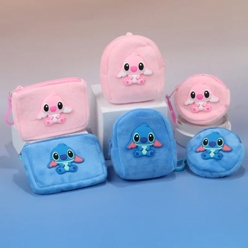 Disney Stitch Jewelry packaging, jewelry storage, plush coin purse, earphone case, coin storage, bag charm