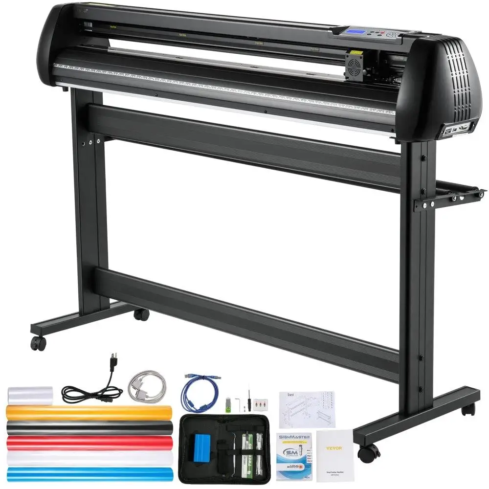 

53inch Vinyl Cutting Plotter with Adjustable Speed for sign Making Includes SignMaster Software and Vinyl Tools USB Compatible