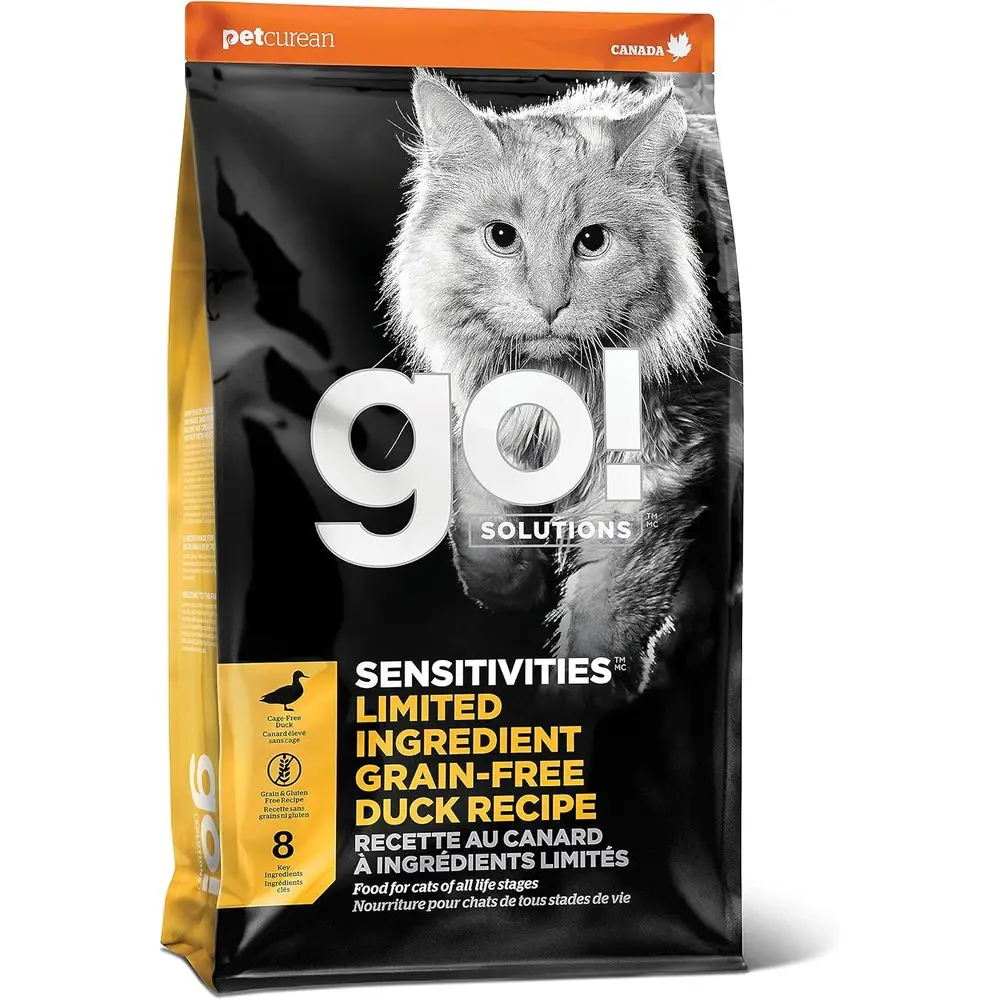 

Sensitivities Limited Ingredient Duck Grain-ree Dry Cat ood, Chicken-ree Kibble Made by Exs or Sensitive Stohs & ood Allergies,