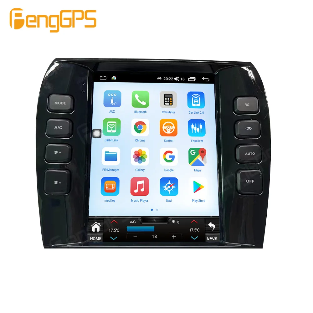 ل جاكوار XJ X-TYPE S-Type 2001-2009 راديو السيارة الاندورويد 2Din استقبال ستيريو Autoradio مشغل وسائط متعددة نظام تحديد المواقع نافي رئيس وحدة