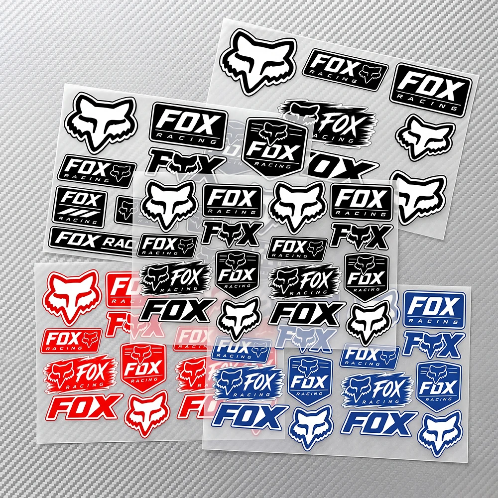 Motorcycle Gear Fox - Adesivos de PVC à Prova d'Água