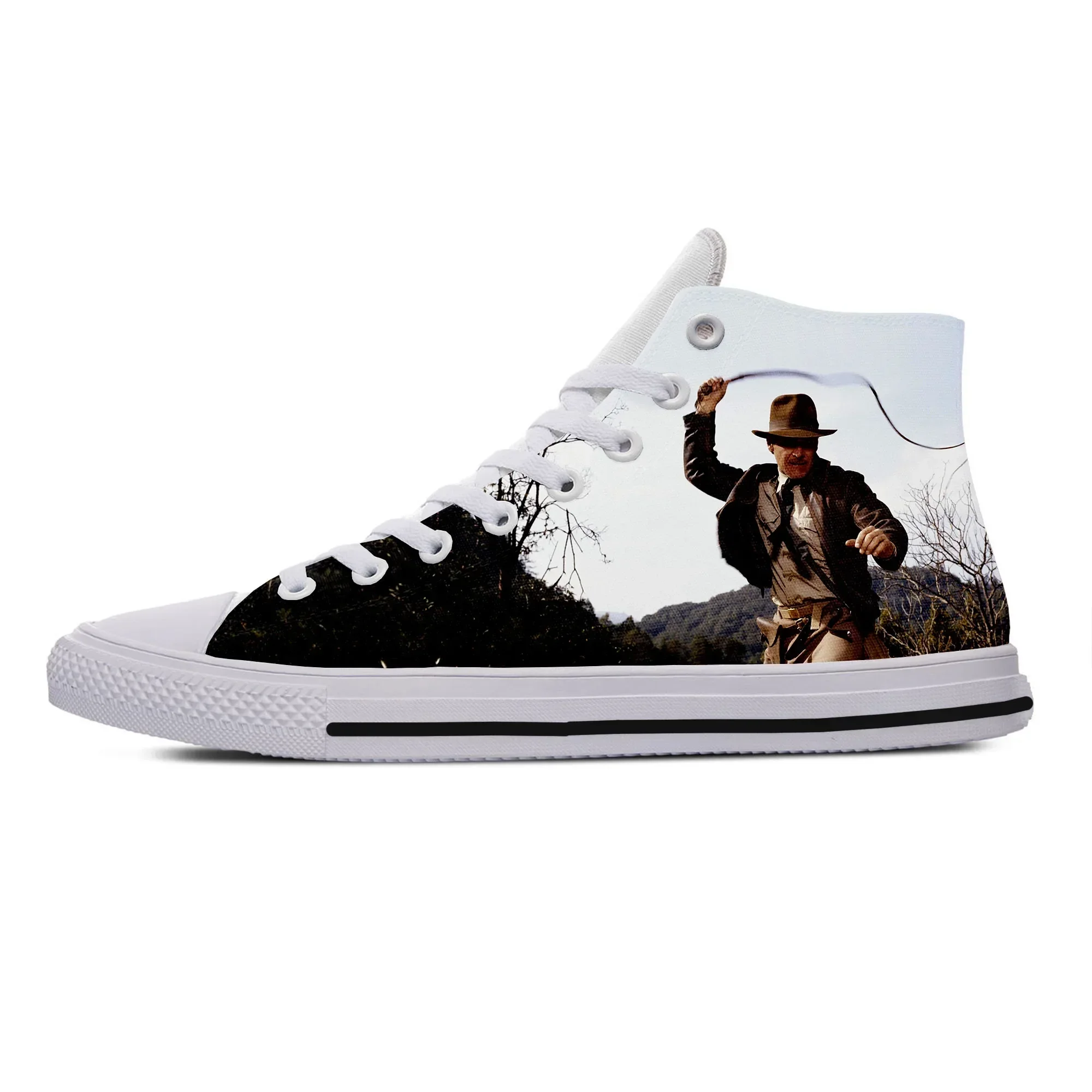 Harrison Ford High Top Sneakers for Men & Women, Breathable Lightweight Casual Shoes for Summer - view 5