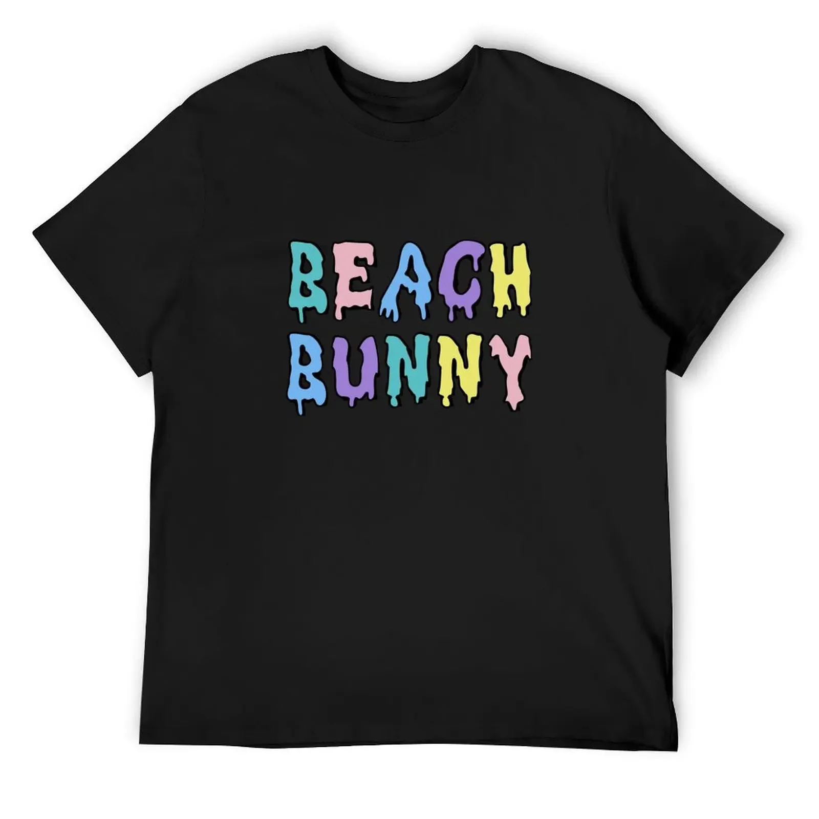 

Beach Bunny sticker T-Shirt man t shirt quick-drying plain black t shirts men