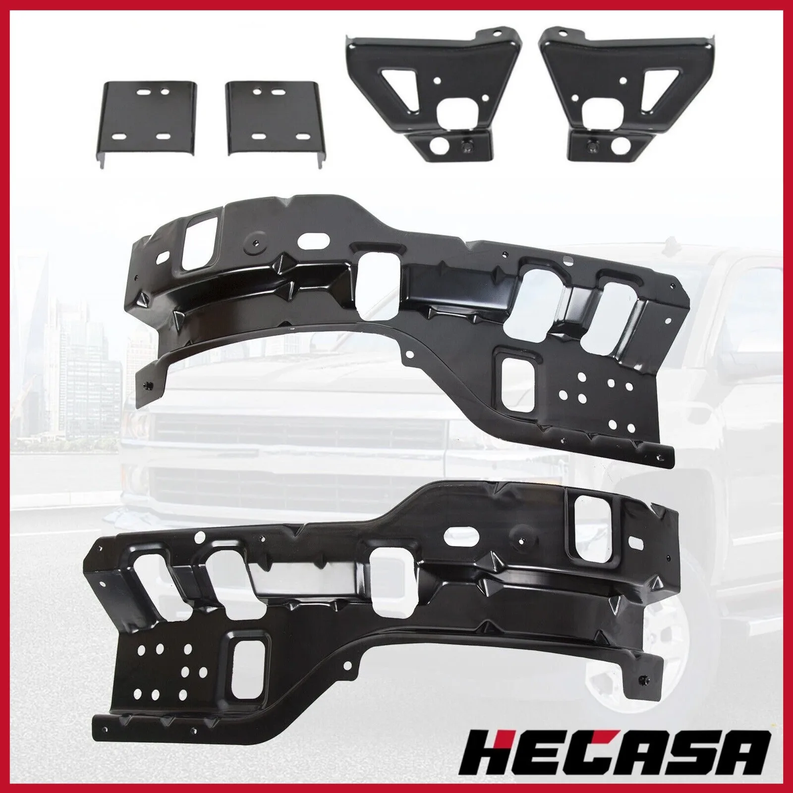 

Комплект из 6 кронштейнов для крепления переднего бампера для Silverado 2500HD 3500HD 2011-2014