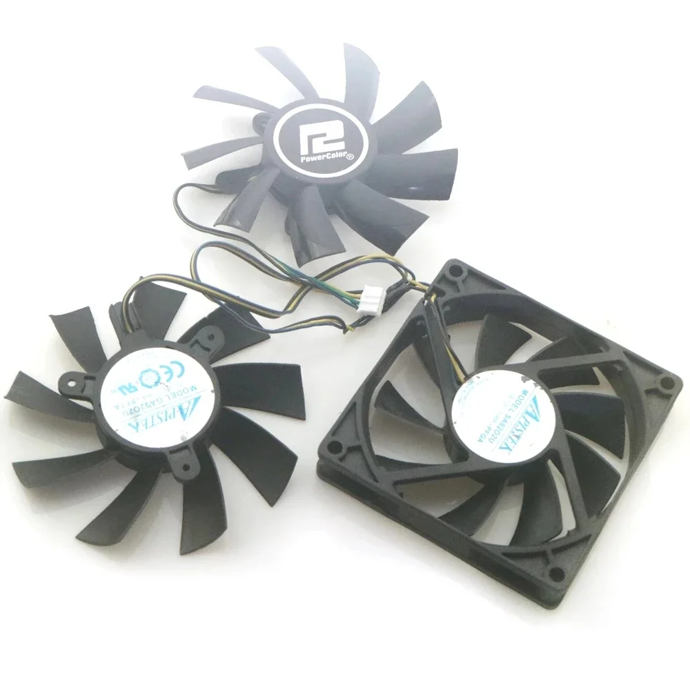 

SA82OU GA92O2U DC12V 0.46A 4wire 4pin 87mm VGA Fan For Dataland HD7990 Devil 13 Graphics Card Cooler Cooling Fan