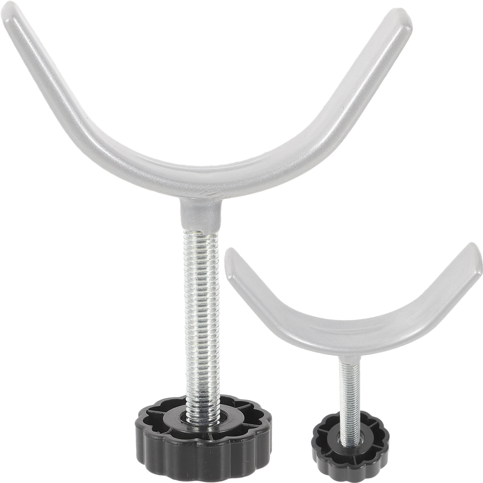 2pcs 애완 동물 나사 막대 울타리 아기 안전 게이트 튼튼한 강철 압력 나사 스레드 막대 고정 나사 고정 하드웨어