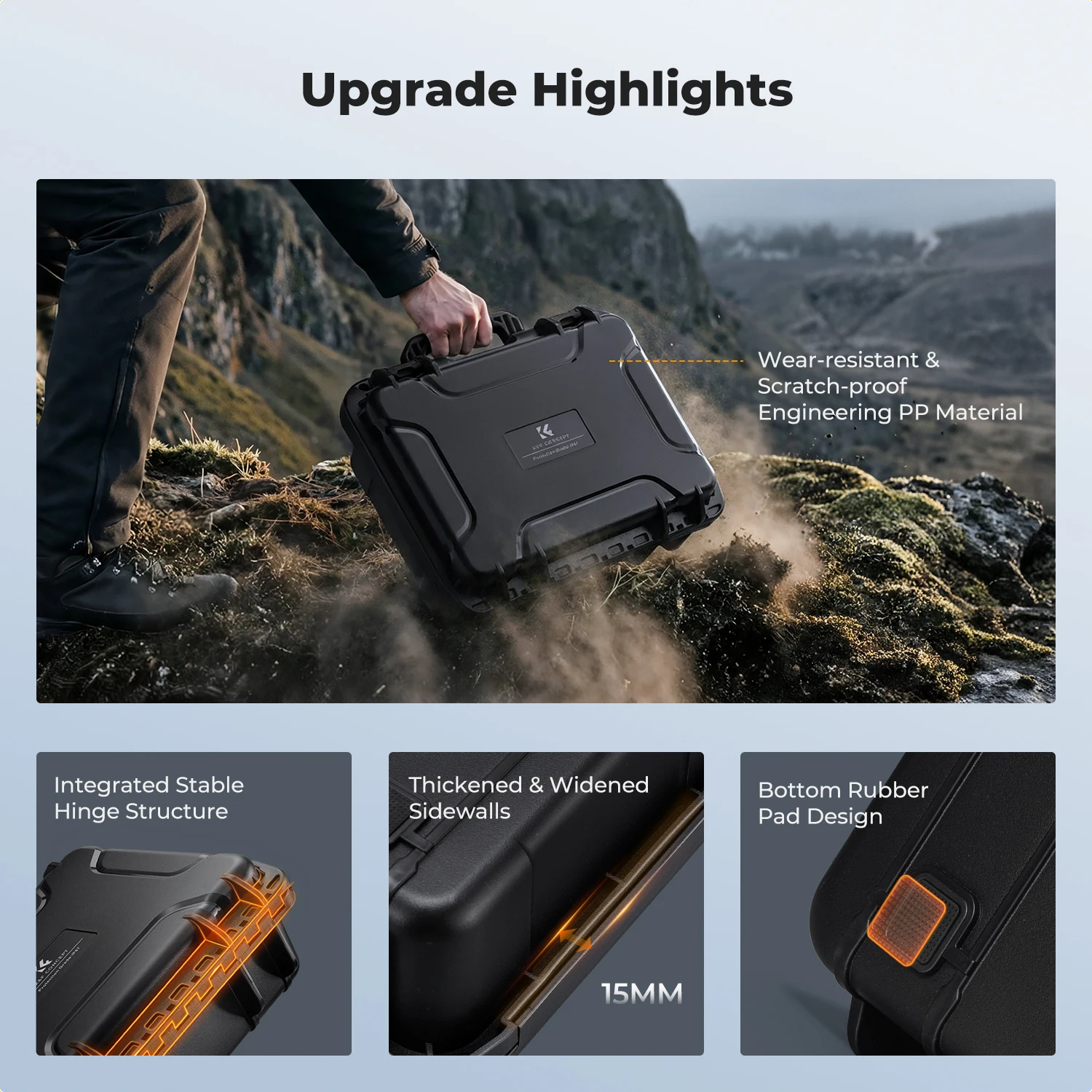 Estuche rígido para cámara K&F - Drone Camera Case reseña y precio