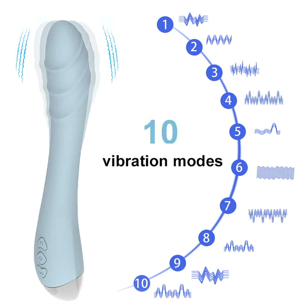 Ultra Silent Powerful Vibrator G Spot Vagina Clit Stimulator Dildo Waterproof Sex Toys for Women Masturbator Adult Supplies Shop