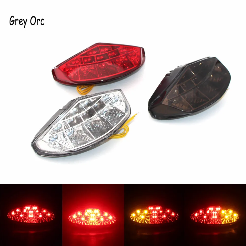

For DUCATI Monster 659 696 795 796 1100/S/EVO Accessories Motorcycle LED Taillights Brake Turn Signal Integration