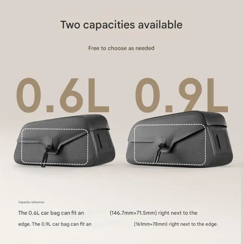 

652F Waterproofed Bicycles Saddles Pack With Quick Latches System Ergonomic For Wind Resistance Cycling Gear