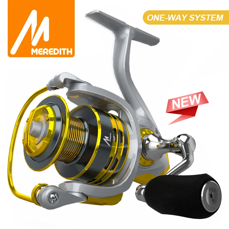 MEREDITH Sagittarius Series Fishing Spinning Reel Metal Spool Carp Fishing Reel SAG1000-6000 Metal Line Cup Sea Tackle