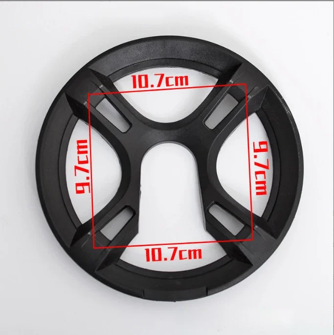 4/8 Holes 42T/48T BIke Crank DIY Cover Bicycle Crankset Chain Wheel Cover Guard Replacement Protector 9.7-10.7 Optional Size