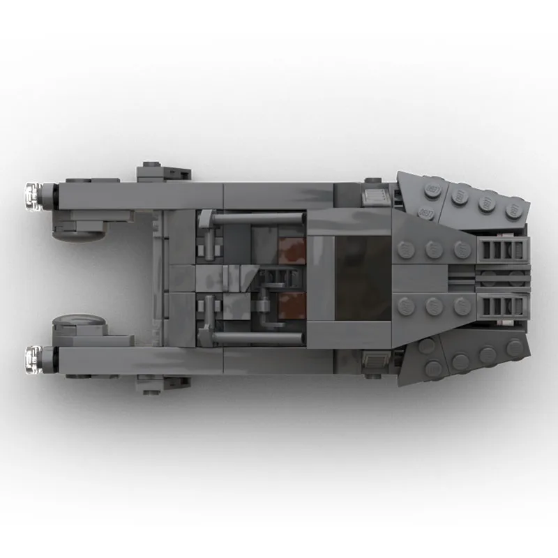 MOC Kreativ-Spielserie 2049 Technisches Flugzeug Mini-Luftschiff Maßstabsgetreues Fahrzeug Baustein-Set K's Spinner Bladeds-Runner Modell – Detail 4