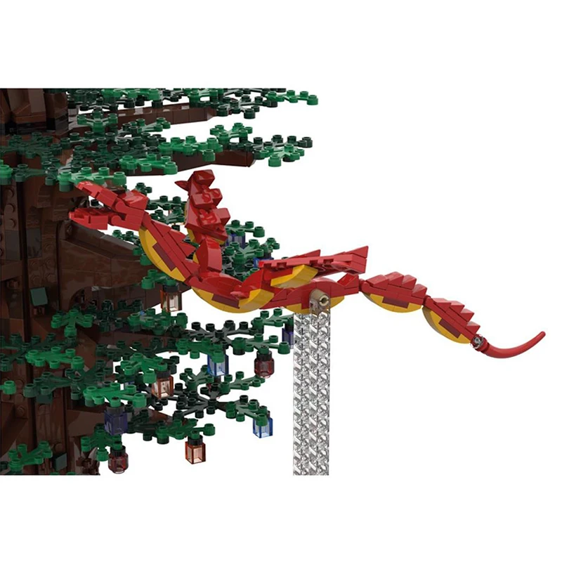 Rings Movie Series Street View Scene Model A Long Expected Party Building Blocks Technology DIY Assembly Bricks Toys Gifts