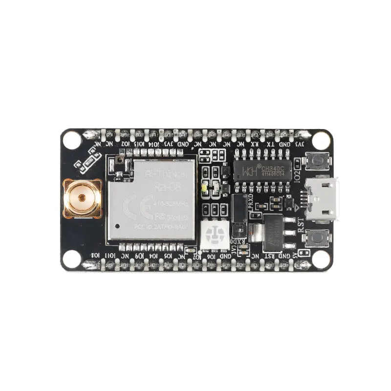 Ra-08 Ra-08H LoRaWAN RF Development Board Module ASR6601 chip 410-525MHz 803-930MHz Ra-08-Kit MCU SMA Interface External Antenna