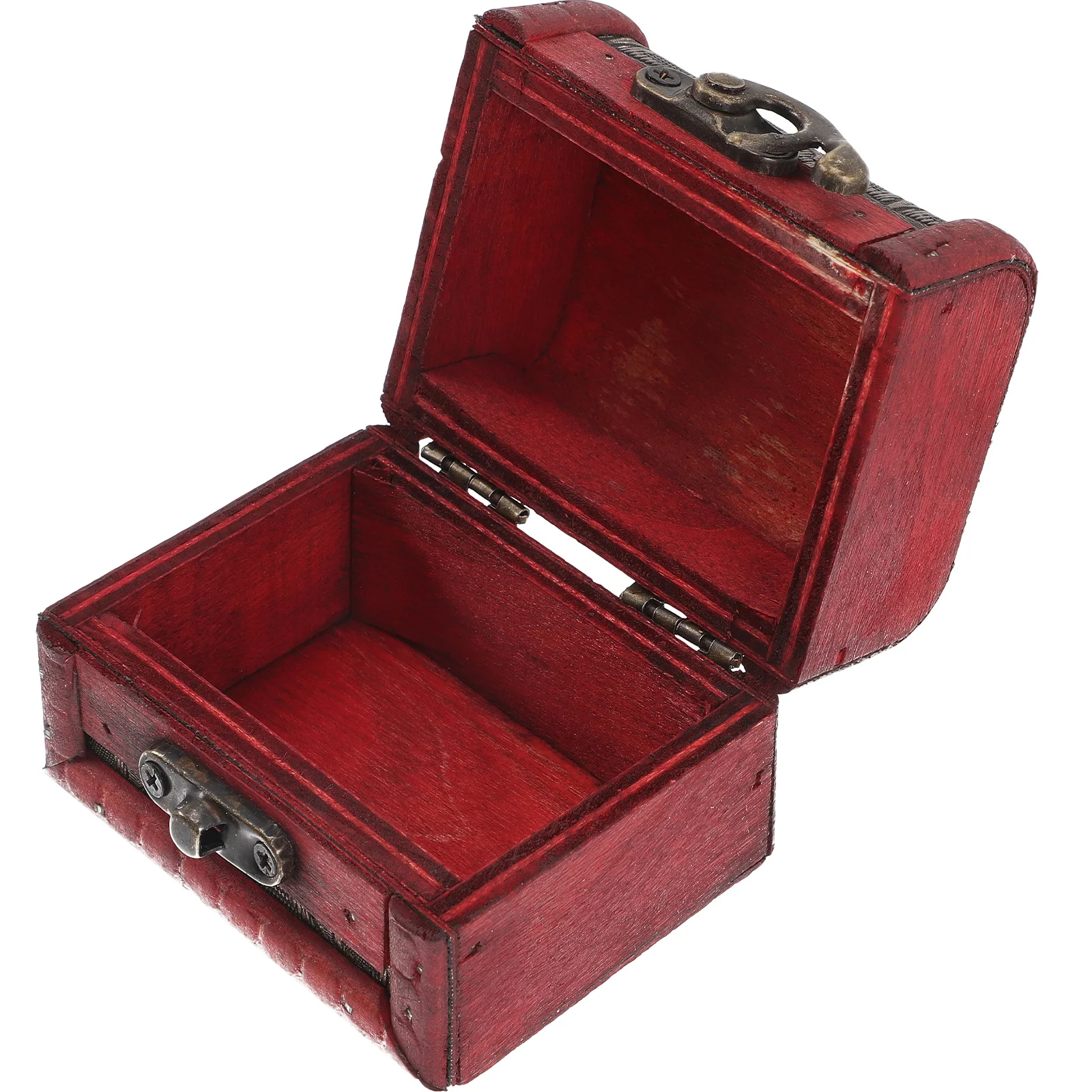 1pc キャンディ収納ボックスレトロ木製クラフトクリスマスおやつホルダーヴィンテージ小さなジュエリーオーガナイザーパーティーの記念品ギフトボックス