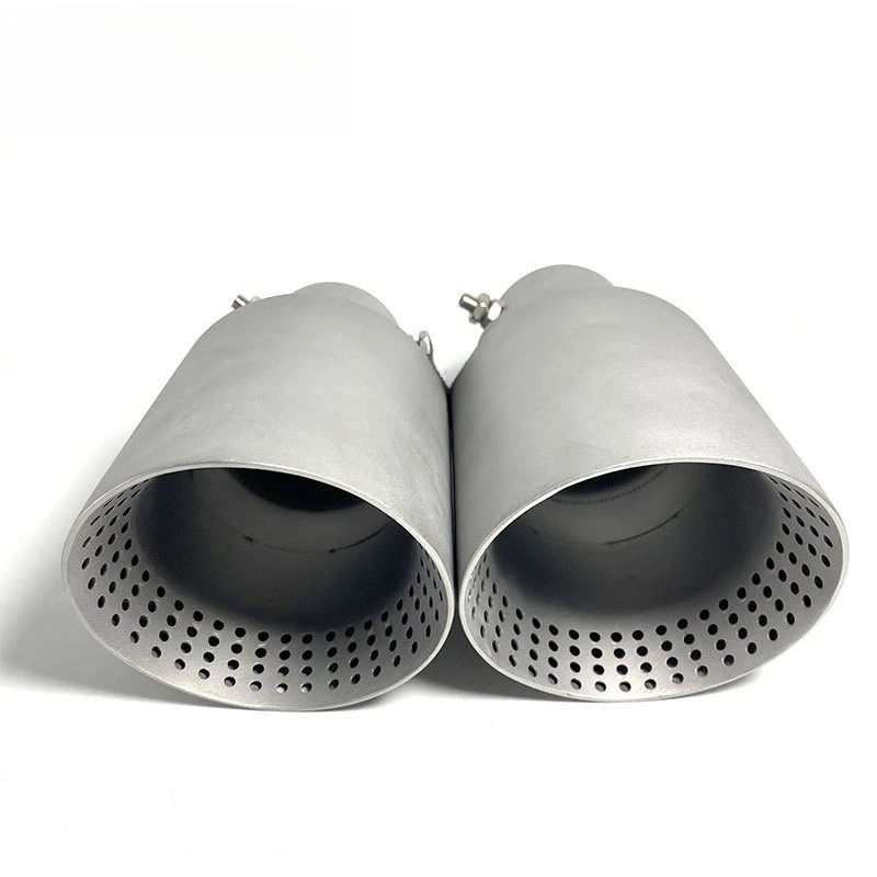 Applicable to lower elbow mesh matte modified general stainless steel exhaust pipe tail throat tail pipe