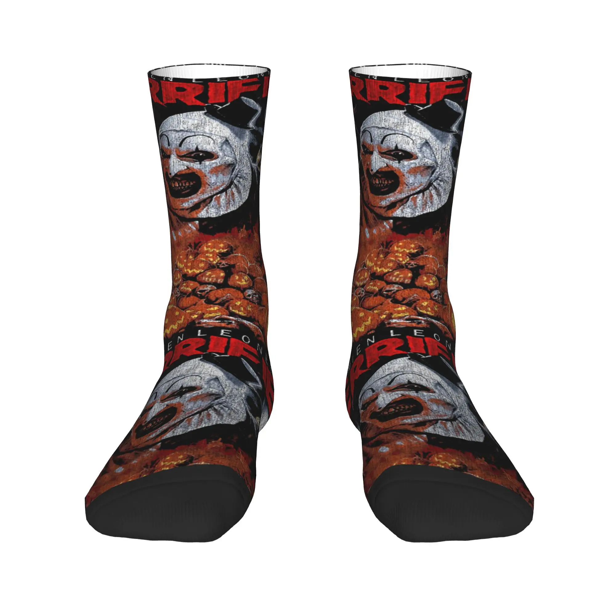 Unisex Men Socks Terrifier  Horror Movie Stockings Anti Skid Soft Socks Winter Vintage Design Outdoor Sports Socks