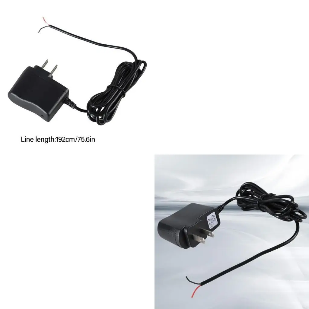 462E US Plug 100V-240V to DC1.5V 1A Power Supply Converters Cable, 1.5V AA/3A Battery Eliminators for Toys and LED Light