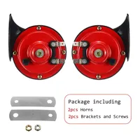 Car Horn Electric Snail Train Horn Super Loud Horns 2PCS Waterproof 12V 300DB Universal Loud for Motorcycle Car Truck SUV Boat