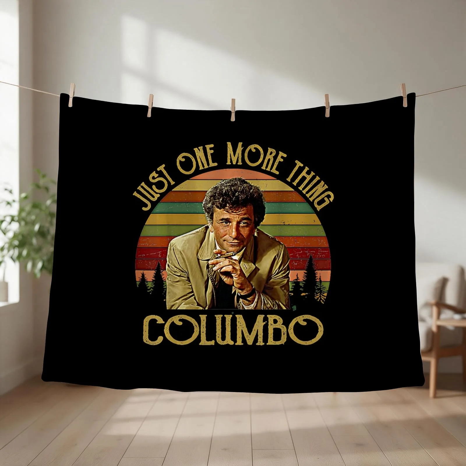 Just One More Thing Columbo Throw Blanket Soft Beds for winter Decorative Sofas Plaid Blankets