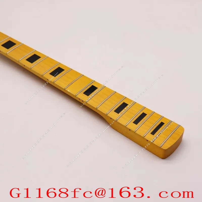 Four-string Electric Bass Neck Yellow Maple Matte Electric Bass Handle  Accessories 4-string 20-fret Neck Modification