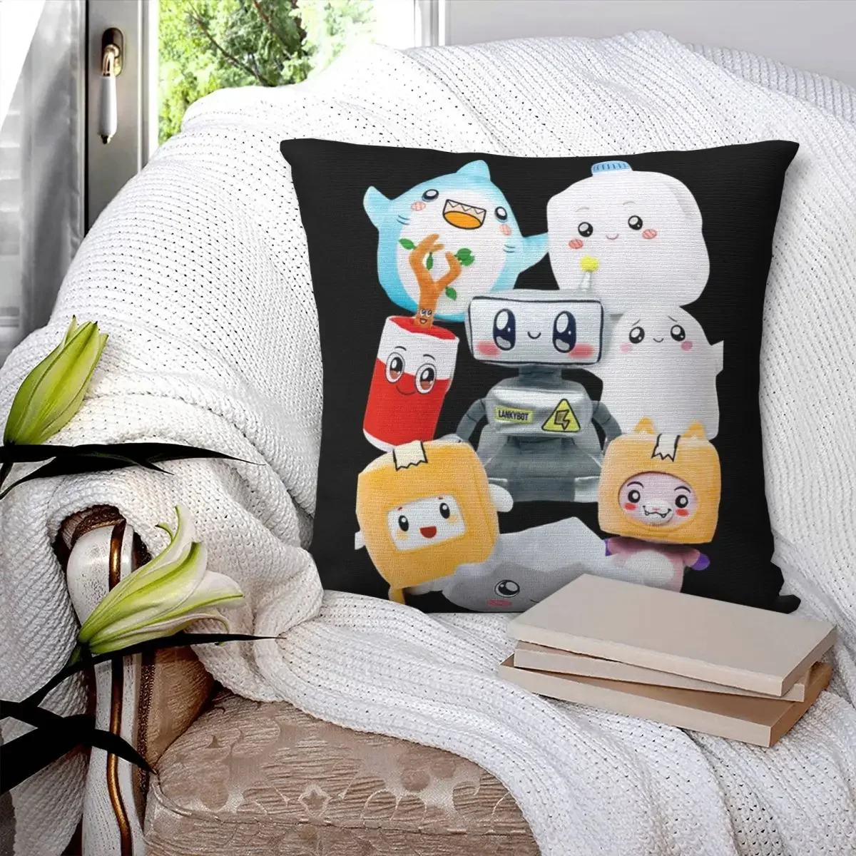 Rocky Lankybox Lanky Box Pillowcase Polyester Pillows Cover Cushion Comfort Throw Pillow Sofa Decorative Cushions Used for Home