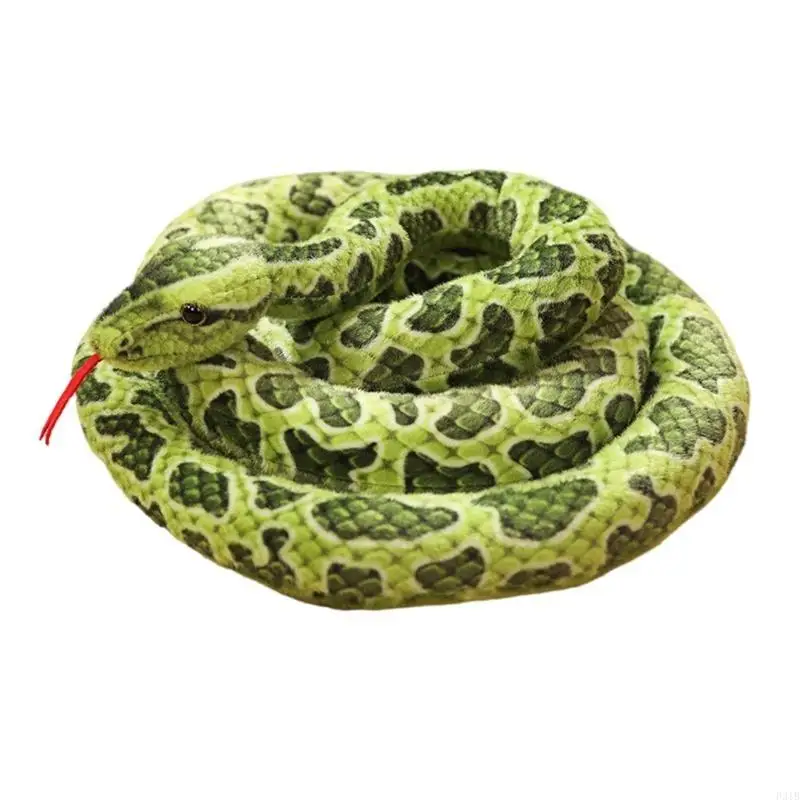 Stuffed Pranks Snake Soft Toy Huge Snake Plush Pranks Birthday Gift for Kids P31B