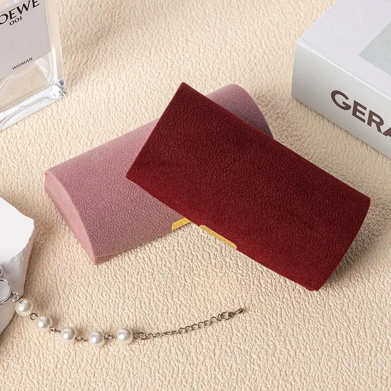 Bogenförmige, tragbare Schmuckschatulle, ideal für Geschäftsreisen und Reisen, mit Anti-Oxidations-Schutz, Ring-Schmuckbox, Samtstoff, Zubehör. – Detail 6