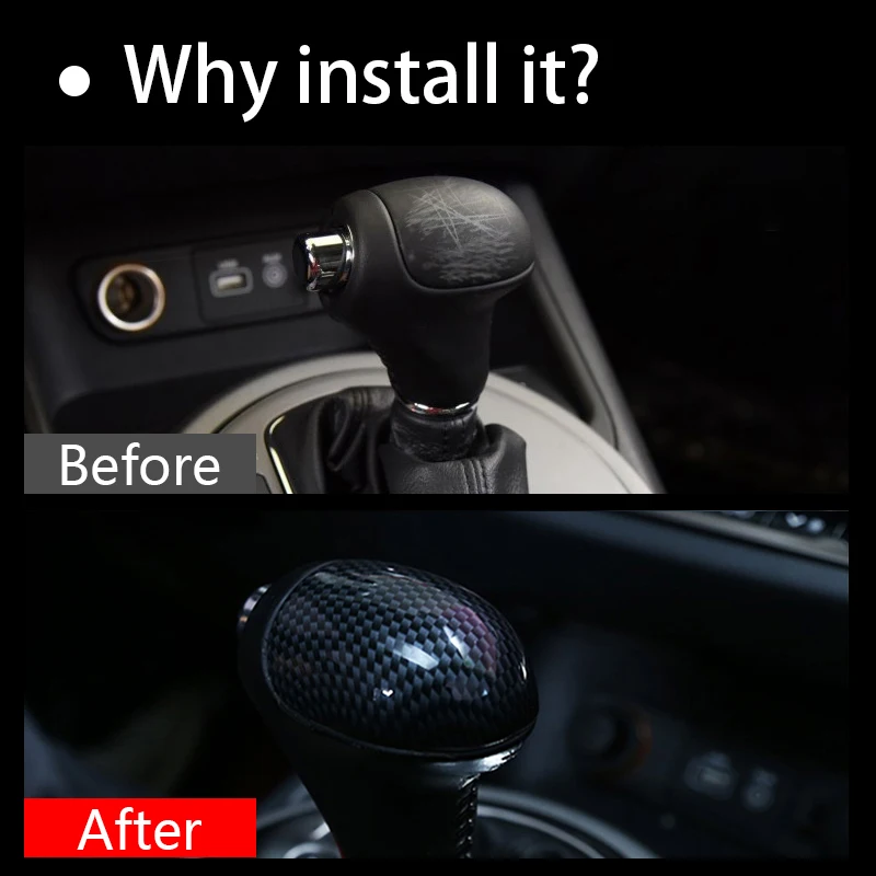 For Kia Sportage 3 Cerato K3 Forte Sorento 2011 2012 2013 2014 2015 ABS Car Gear Shift Knob Gear Head Cover Accessories